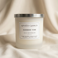 Soft diffused lighting from upper left, warm neutral tone, gentle
shadow to the right. Jumbo LoveTay Candle sitting in the middle props. 
