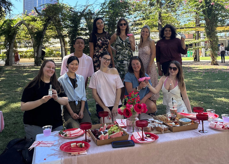 LoveTay Galentines day free picnic held at Southbank parklands