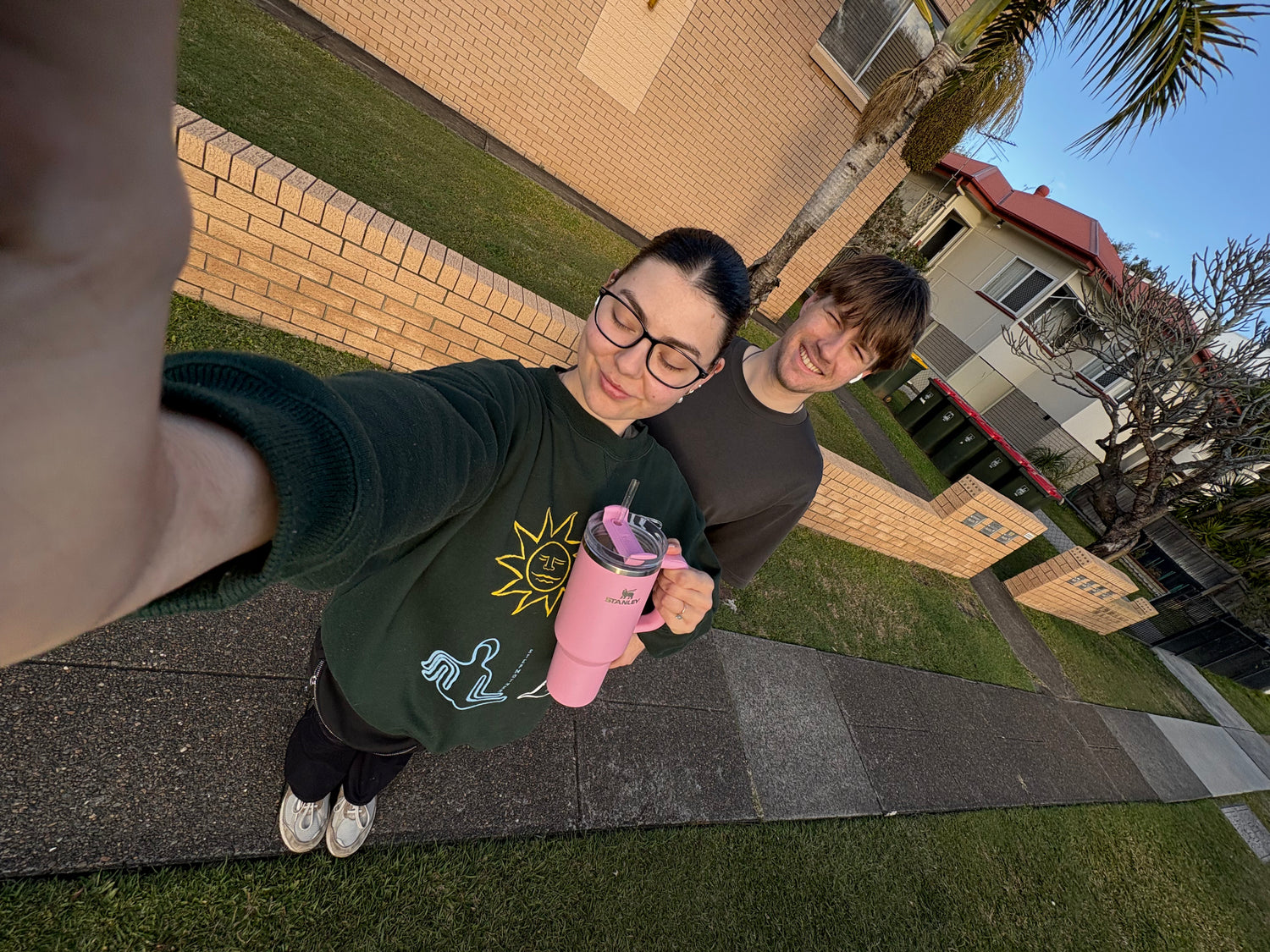 Picture of Taylah (owner of LoveTay Candles) and her fiancé